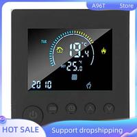 A96T Wifi Smart Thermostat Electric Floor Heating Water Gas Boiler Temperature Wireless Remote Controller By Tuya Alexa(16A) Dur