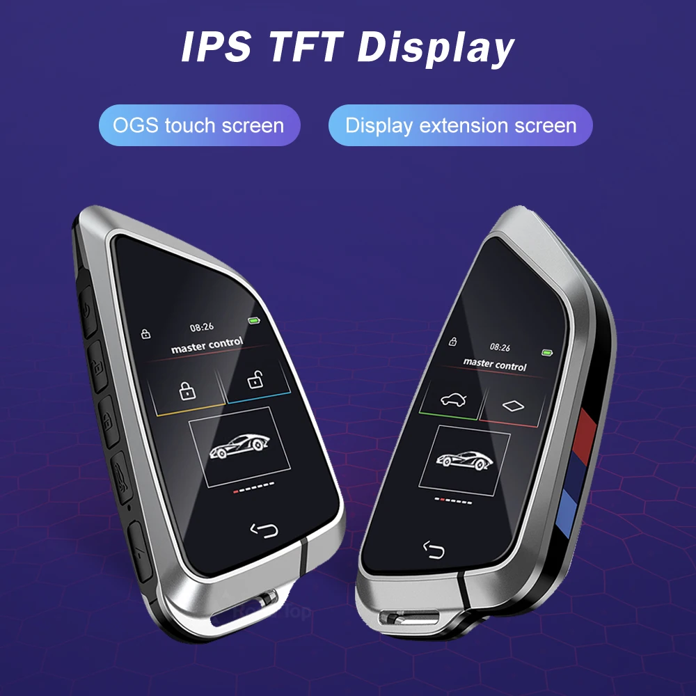 Renew Universal Smart LCD Key Screen Display Key Keyless Entry For