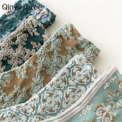 Harajuku Retro Embroidery Women Socks Japanese Kawaii Cute Ethnic Lolita Lace Flower Crew Summer Fashion New Dropship