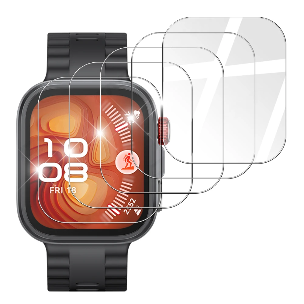 

Закаленное стекло 9H для Huawei Watch Fit 4 Pro, защитная пленка премиум-класса для экрана, прочная HD прозрачная защитная пленка от царапин, аксессуары