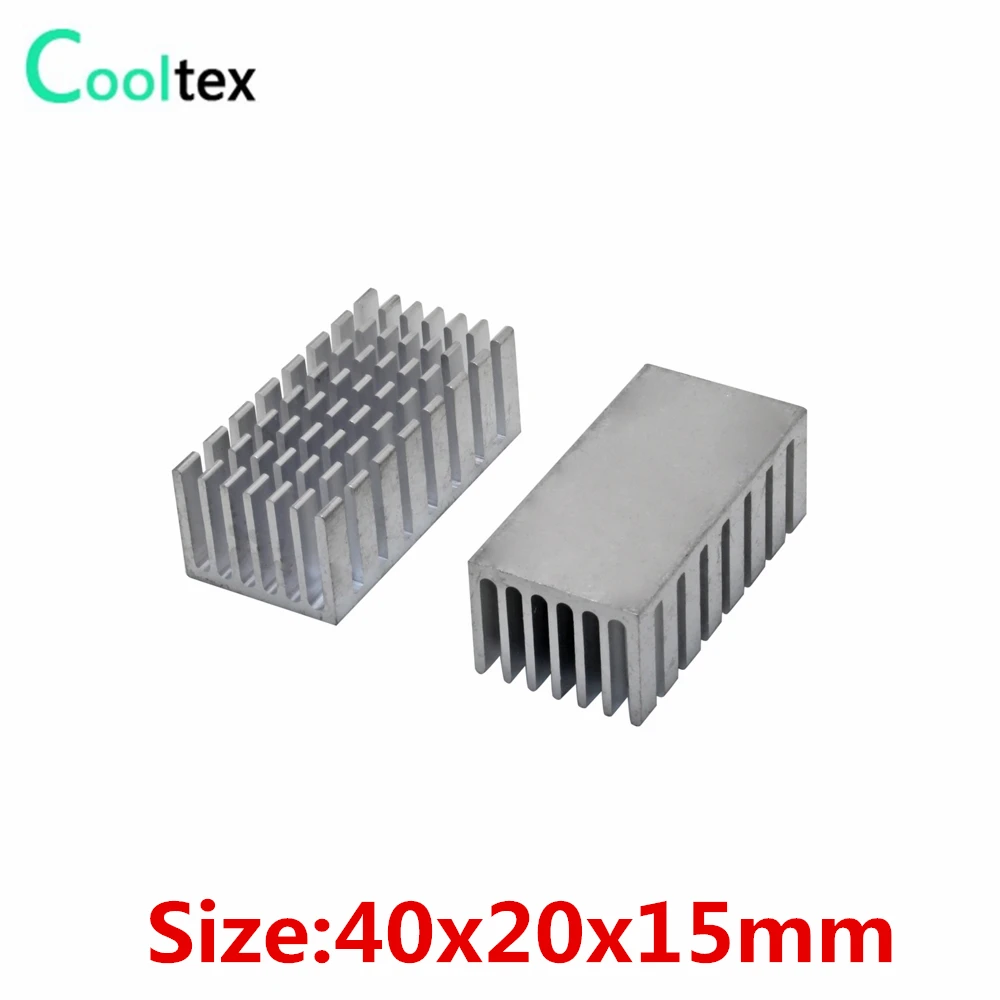 5pcs/lot 40x20x15mm Aluminum Heatsink Heat Sink Radiator For Electronic Chip IC RAM Cooling Cooler