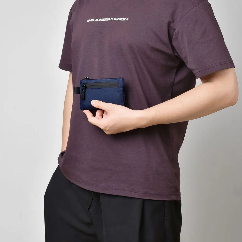 Portable X-Pac Material RFID Smart Wallet RFID Blocking Lightweight Card Holder Thin Coin Purse