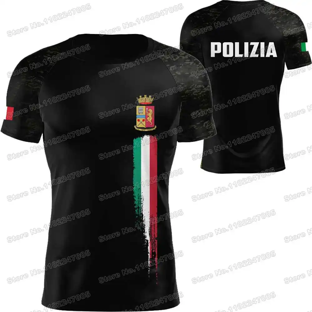 2024 New Italy T Shirt Men Outdoor Tech Shirt MTB Cycling Jersey Training Tops Fitness Running Clothing Hiking GYM Wear