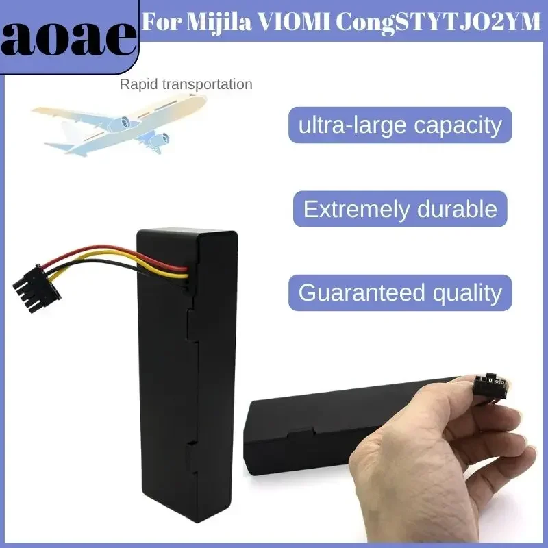 

Viomi-batería V3 V2 Pro VRVCLMB21B MVVC01-JG STYTJ02YM,aspiradora robótica, 14.8V 9800mAh