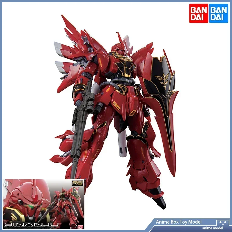 

Gundam Bandai RG 22 1/144 NEO ZEON МОБИЛЬНЫЙ КОСТЮМ С ЗАВЯЗКОЙ ДЛЯ SINANJU MSN-06S Сборка Action Mech Оригинальный продукт