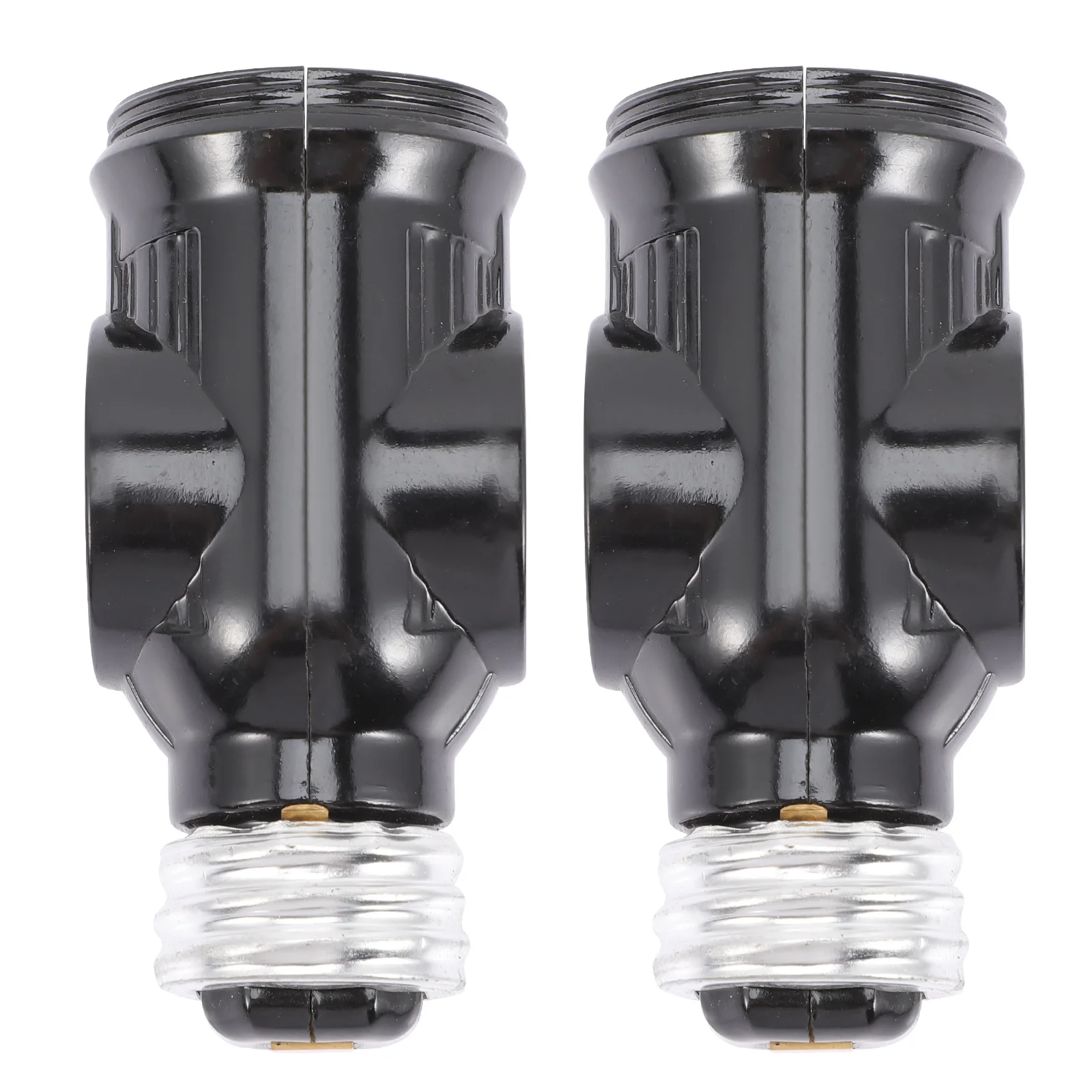 

2Pcs E26 Light Socket to Plug Adapter Outlet Socket Converter for Photography Fluorescent Lamp and Utility Room Lighting Bulb