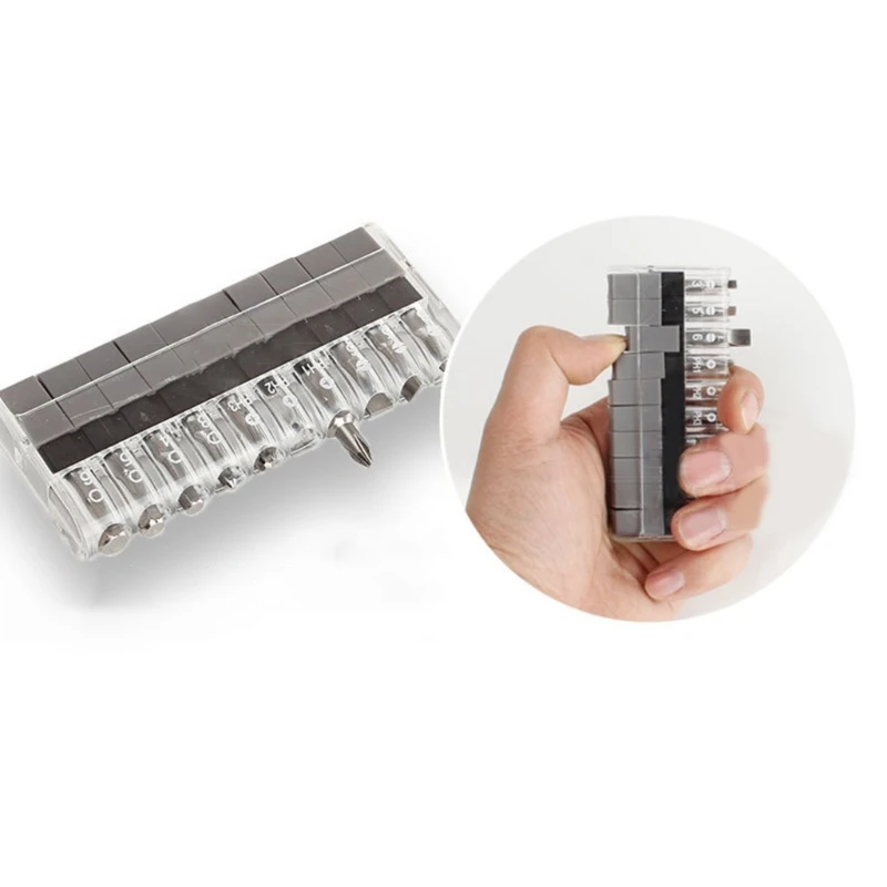 K1KA Mini Ratelsleutel Schroevendraaier Bit Set Multifunctionele Speciaal Gevormde Slotted