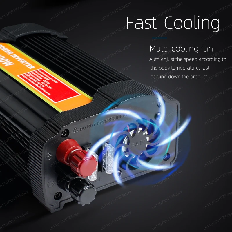 400W Modified Sine Wave Power Inverter DC 12V/24V to AC 110V/220V 50/60Hz for Car Home RV Use