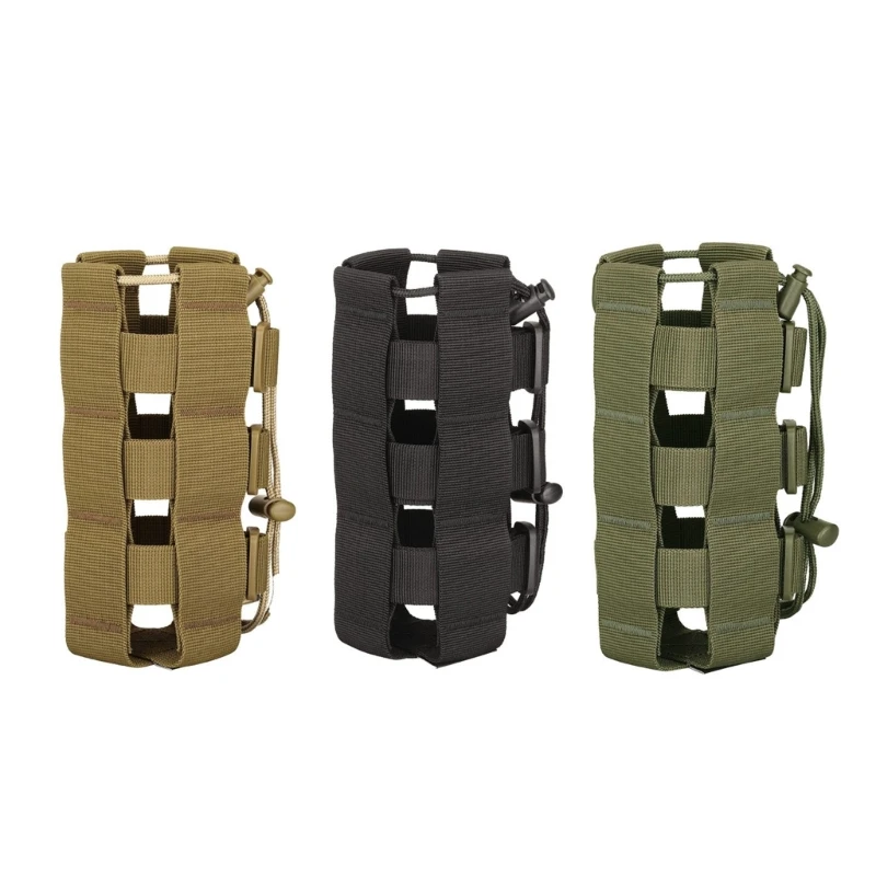 Webbing Tactic Water Bottle Pouches Belt Kettle Bag Bottle Holder Hiking Travel