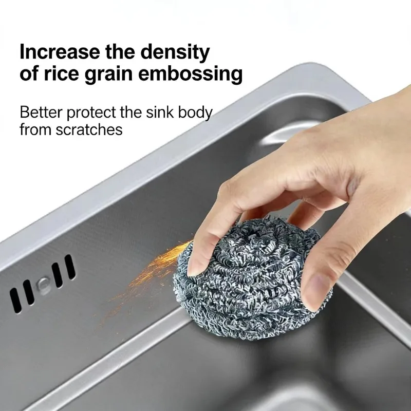Modern Undermount Single Bowl Kitchen Sink 304 Stainless Steel Thickened Deep Basin Anti-Rust Easy Clean Sink