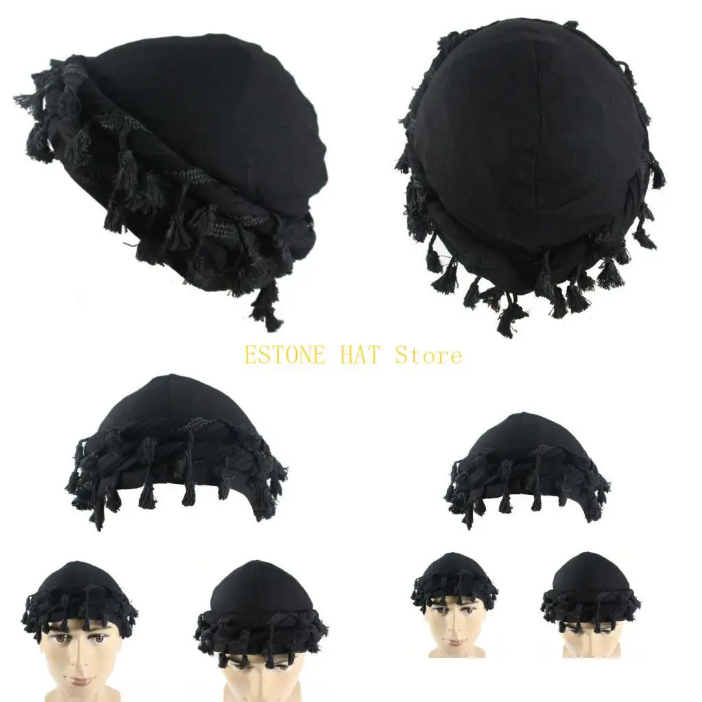 

49MF Sweat Wicking Headband Bandana for Running and Riding Fringes Designs
