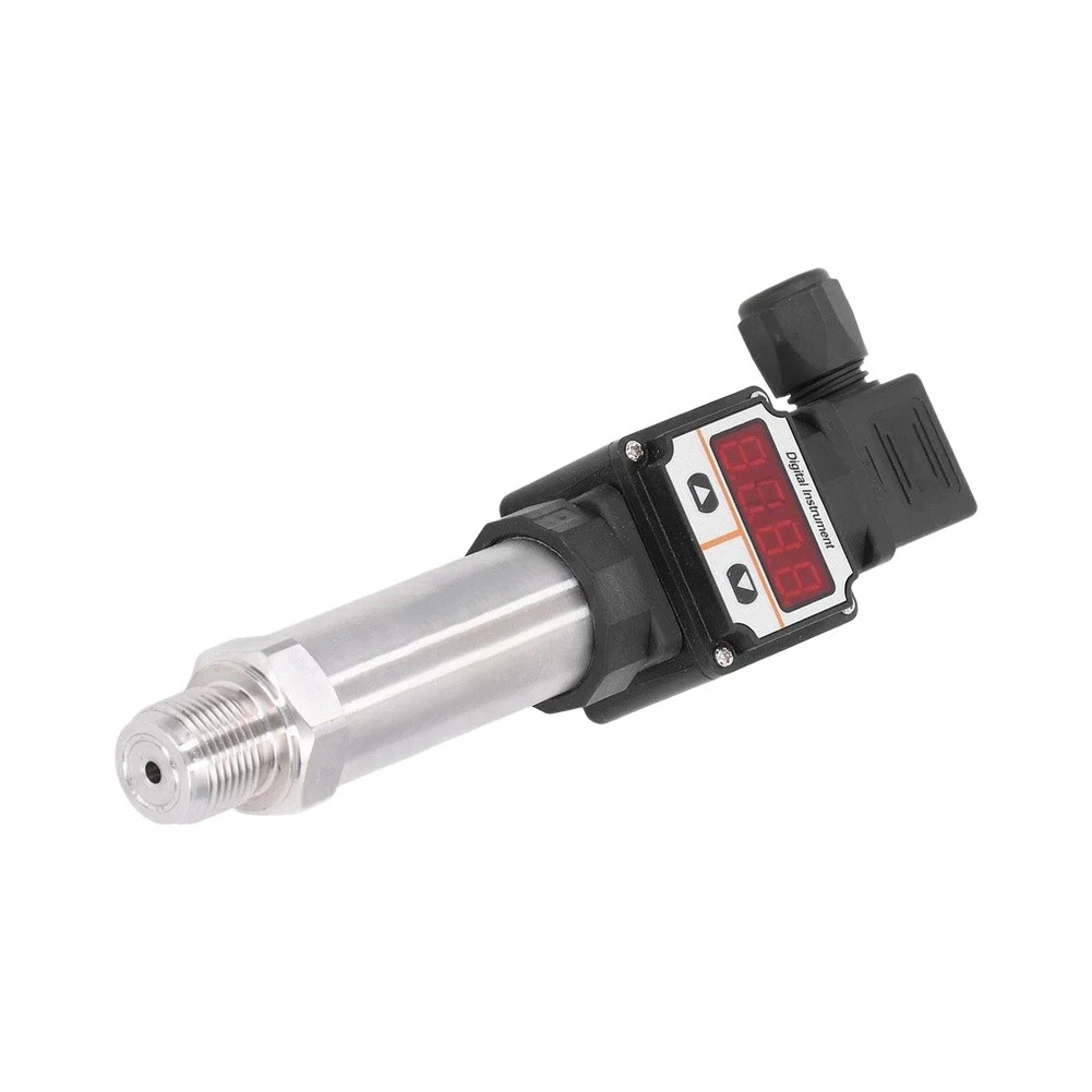 0-4MPa 4-20mA Pressure Transmitter Digital Display Small Sensor 304 Stainless Steel For Industrial Process Control And Lab Testi