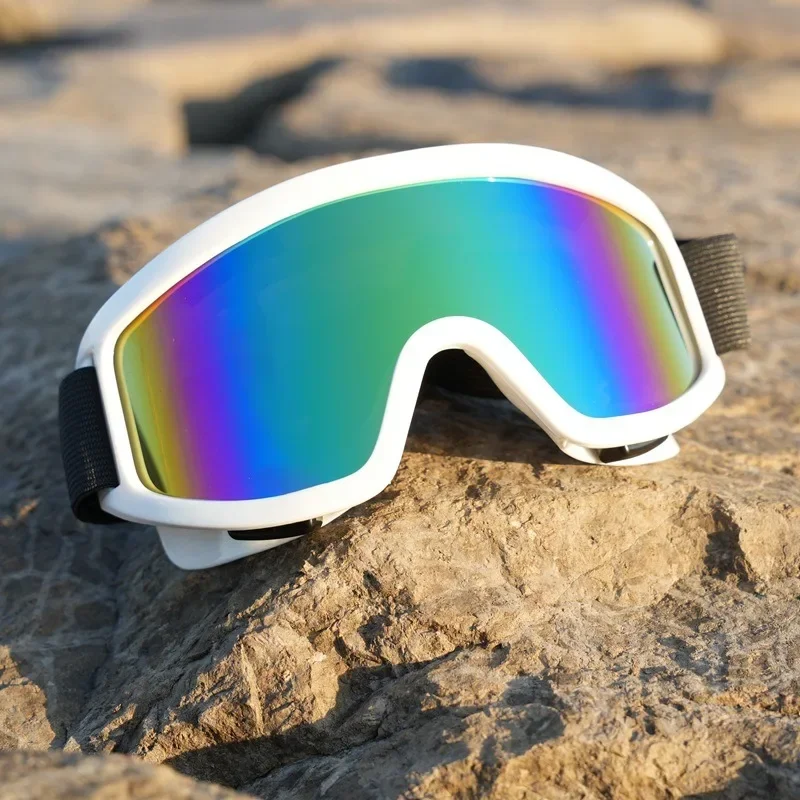 

Outdoor UV resistant mountain climbing colorful windproof goggles, motorcycle riding skiing sunglasses