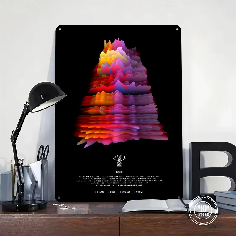 Beastie Boys - Paul's Boutique (1989) - 3D Album Style Personalized 3D Textured Metal Poster Wall Art Vintage Tin Signs for Sign