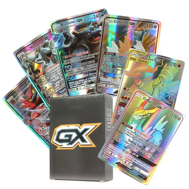 60/100 Stück Pokemon-Karten Neue EX Obsidian Flames Titankristall Charizard Pokemon-Karten Englische Version