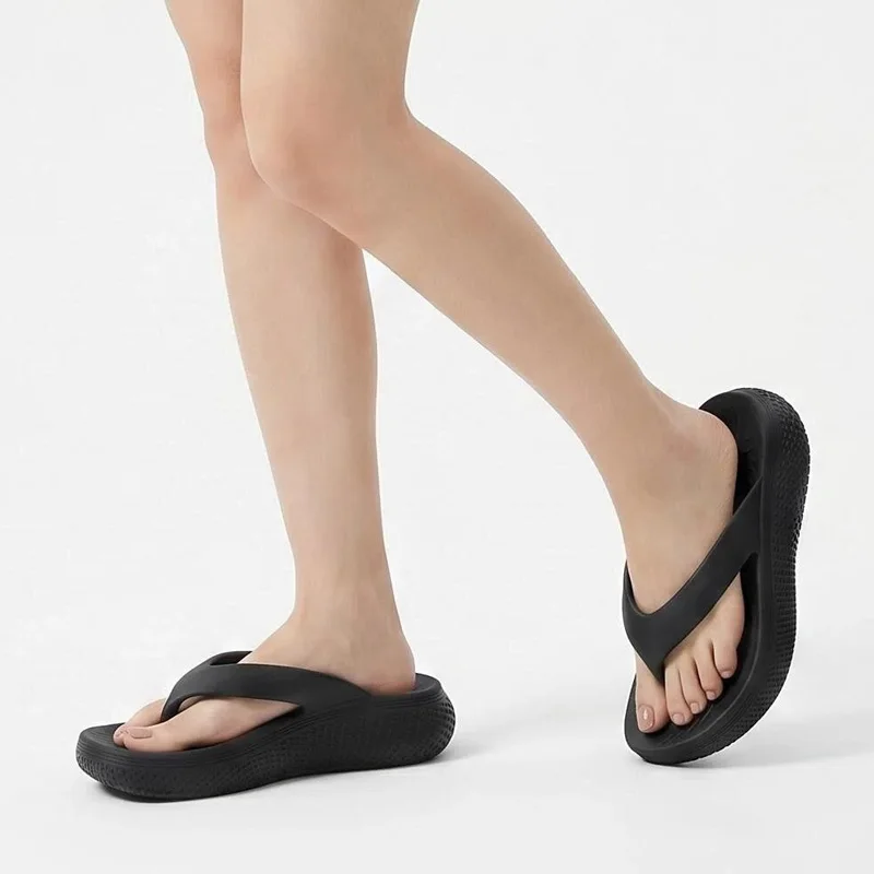 Lässige Flip-Flops für Herren, modische Strandschuhe für Herren, Sommer, rutschfeste, flache Slides, bequeme Hausschuhe für Herren, Hausschuhe für den Innenbereich – Detail 4