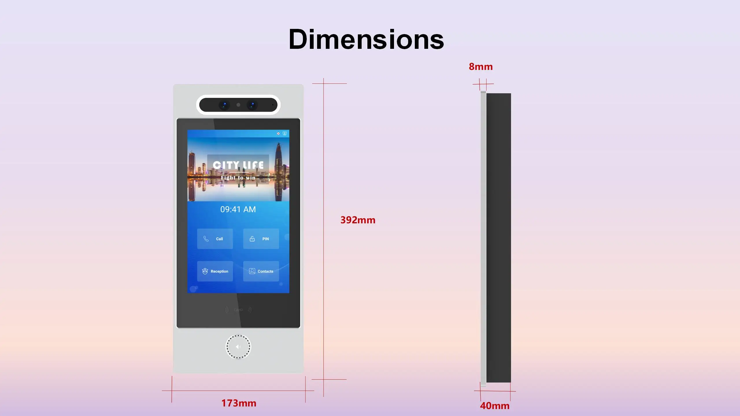 SIP Door Phone 10 Inch Outdoor Panel Support Face Recognition Unlock LTE GSM Video Door Phone POE Apartment Access Control