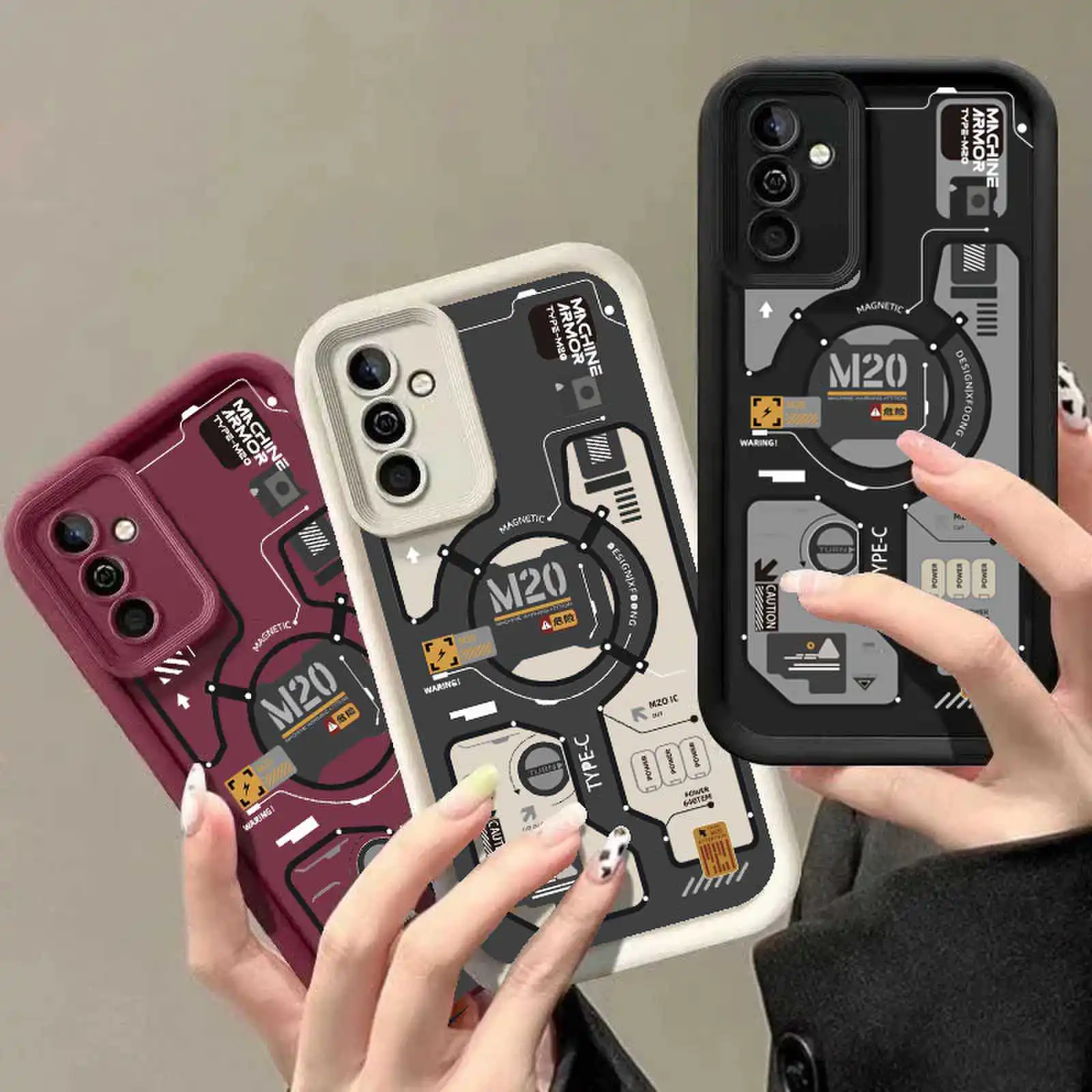 Phone Casing For Samsung Galaxy A07 A17 A27 A37 A57 5G Case Samsung Galaxy A17 4G Turbo durable Case Shockproof E05-E08