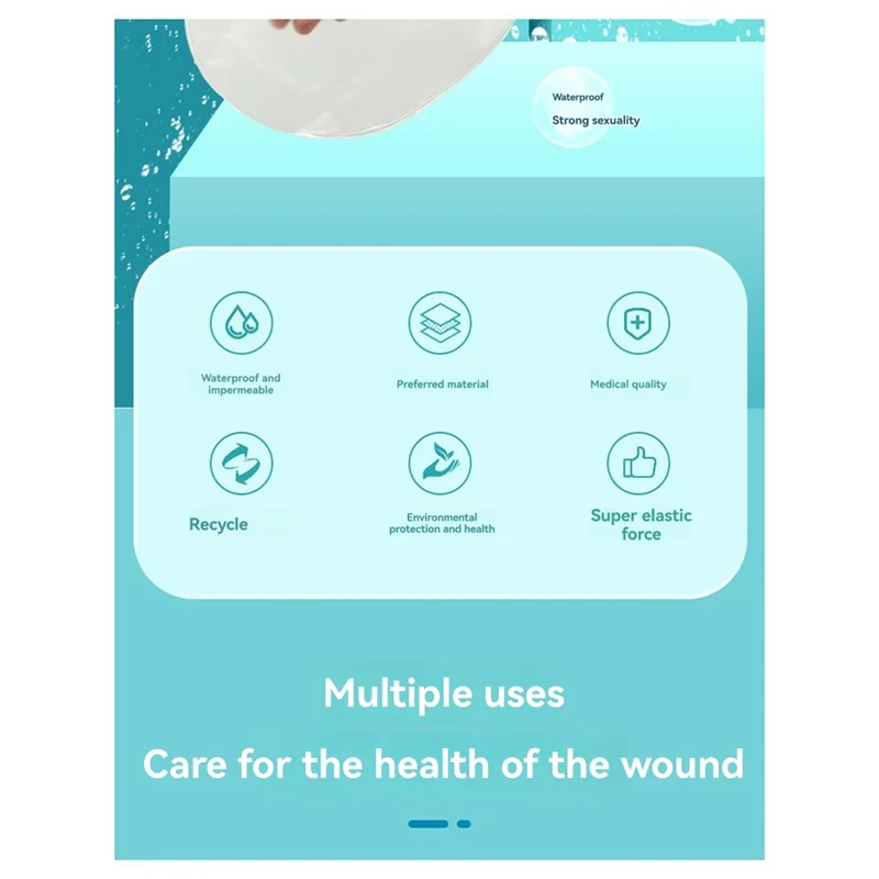 

ABWZ-Водонепроницаемый чехол для душа, герметичная литая повязка для взрослых, защитная повязка для перелома ран, чехол для душа, здравоохранения