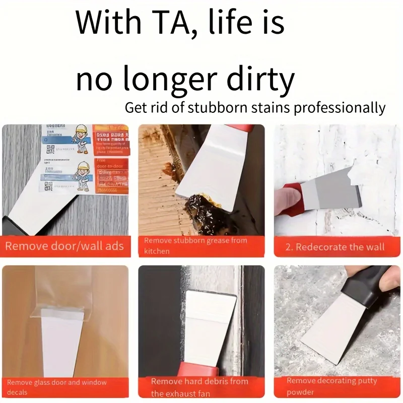 Multifunctional Cleaning Scraper Stainless Steel Ice Remover Tool Refrigerator Defrost Kitchen Bottom Shovel Freezer Ice Scraper image 5