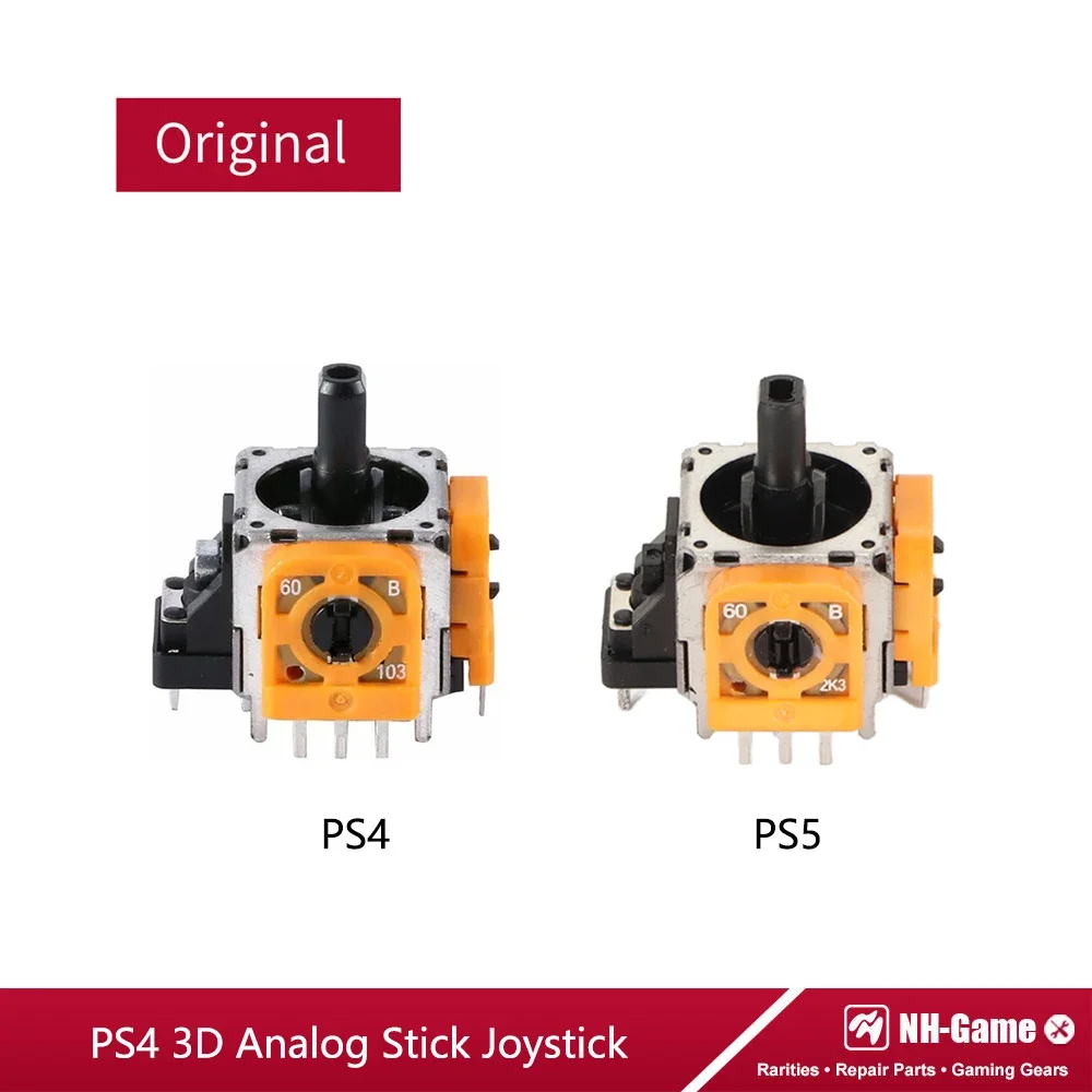 50/100pcs 10K 3D Analog Stick For PS5 Controller 2.3K Potentiometer Sensor Module Joystick For PS4 Gamepad