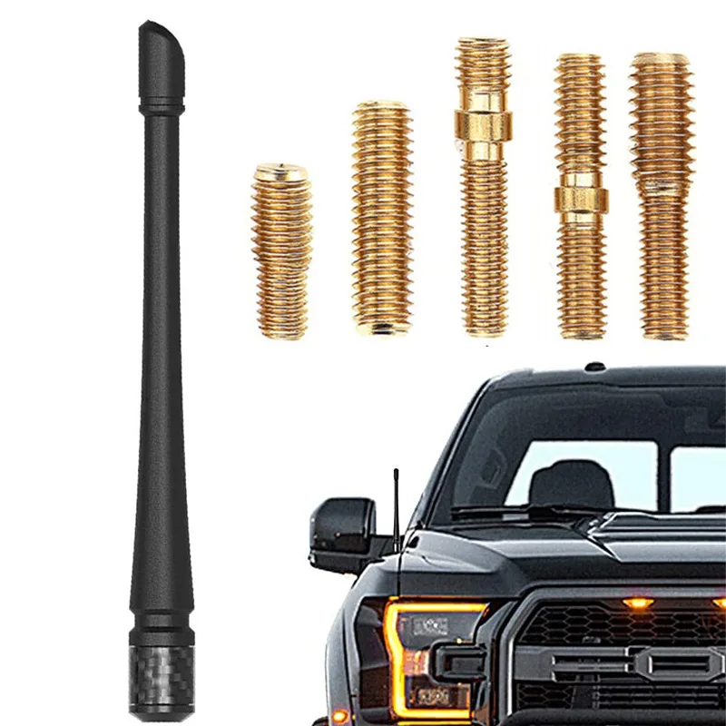 13-calowa elastyczna antena gumowa AM/FM do Dodge Ram/ Ford Raptor / F150 2009-2024 Akcesoria samochodowe