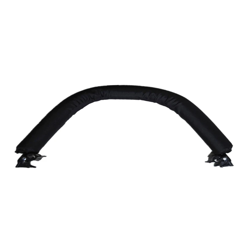 2024 New Universal Black Pushchairs Round Tube Front Armrest Removable Armrest Bumper Stroller Armrest Accessories