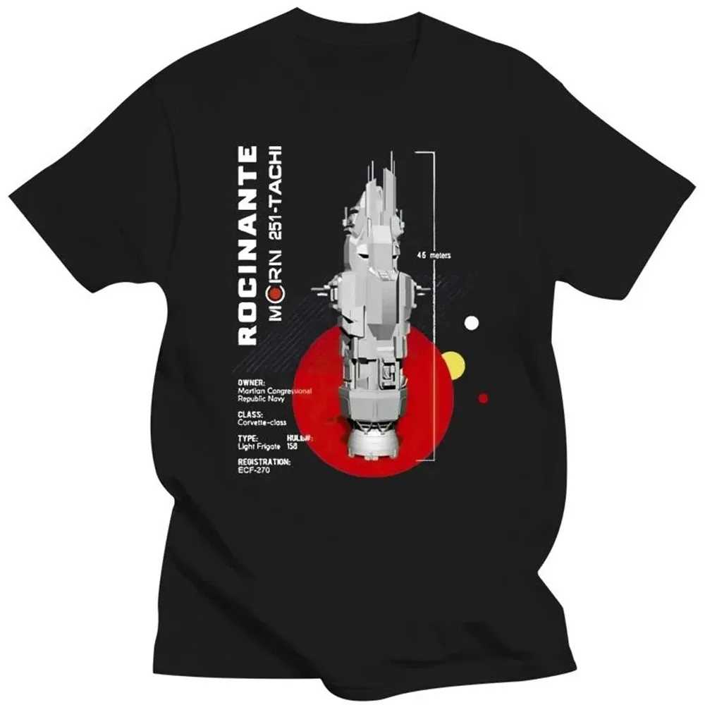 

T Shirt Men Mens Clothing T Shirt Homme Mens T Shirt New in Top & Tees Tee Shirt Homme Tshirts The Expanse Rocinante Ship