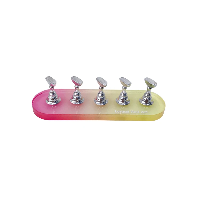 

Wear nail display stand nail art gradual change nail support practice base strong magnetic tool clay