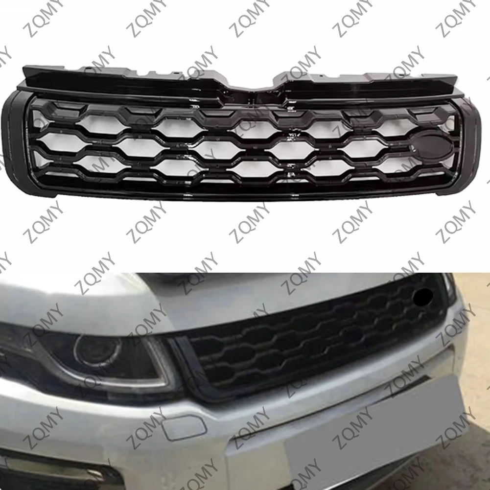 

Car Styling Front Upper Mesh Grille with logo For Land Rover Range Rover Evoque 2010 2011 2012 2013 2014 2015 2016 2017 2018