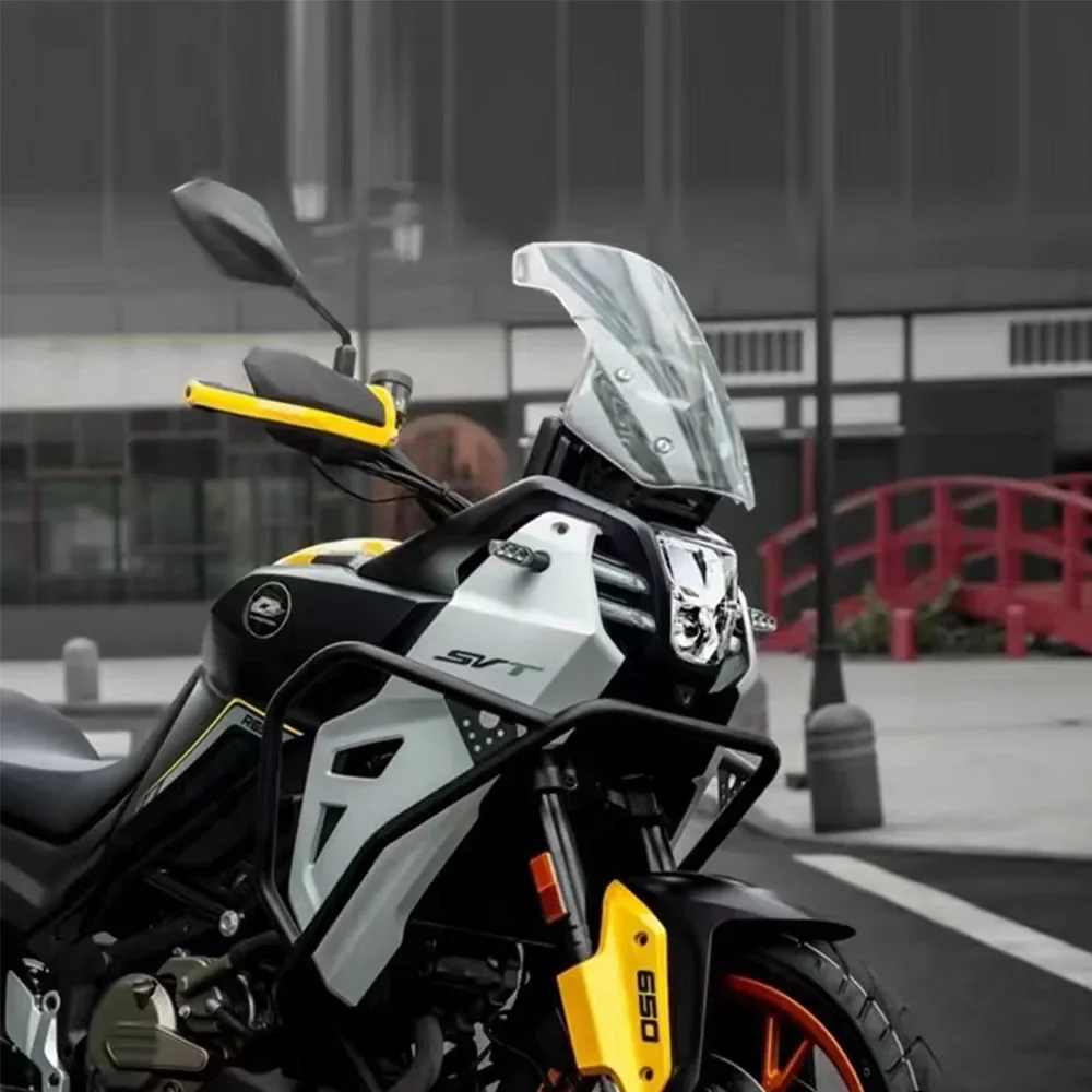 

For QJMOTOR SVT 650 Modified windshield Heightened windshield Scooter Windscreen modified motorcycle win Modification parts