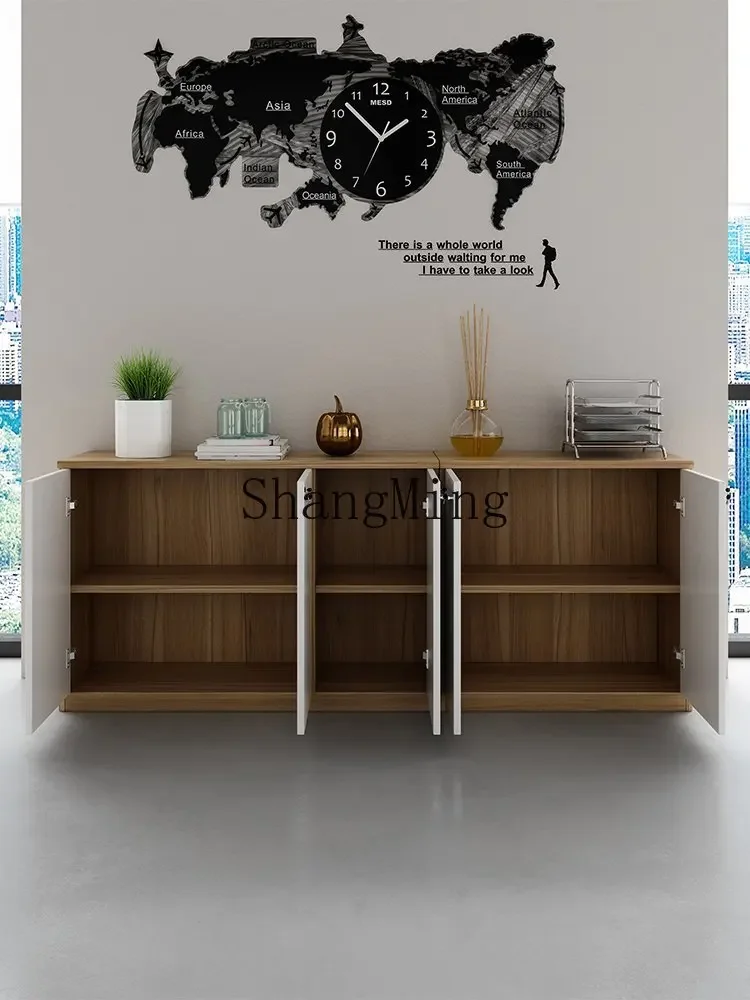 ZYY Advanced Wood File Office Storage Printer Data Cabinet Partition Tea Cabinet