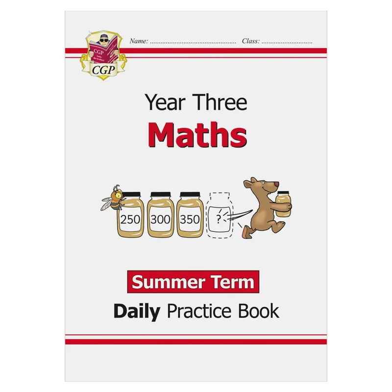 New KS2 Maths Daily Practice Book Year 3  Summer Term CGP Books Coordination Group Publications 9781789086515 Book