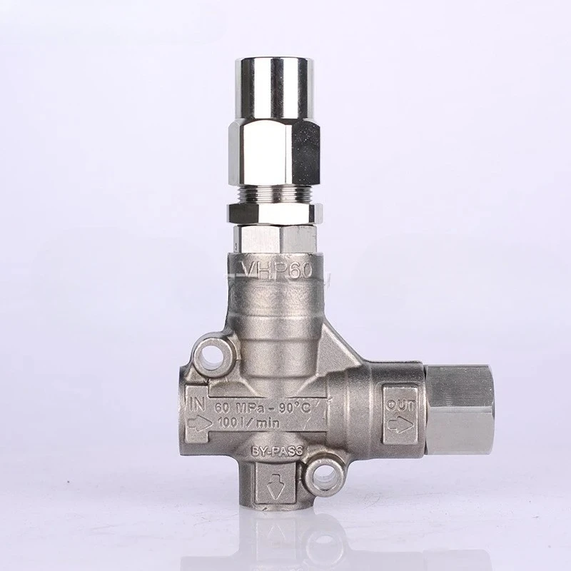 

60Mpa ultra-high pressure cleaning machine accessories pressure reducing regulating valve