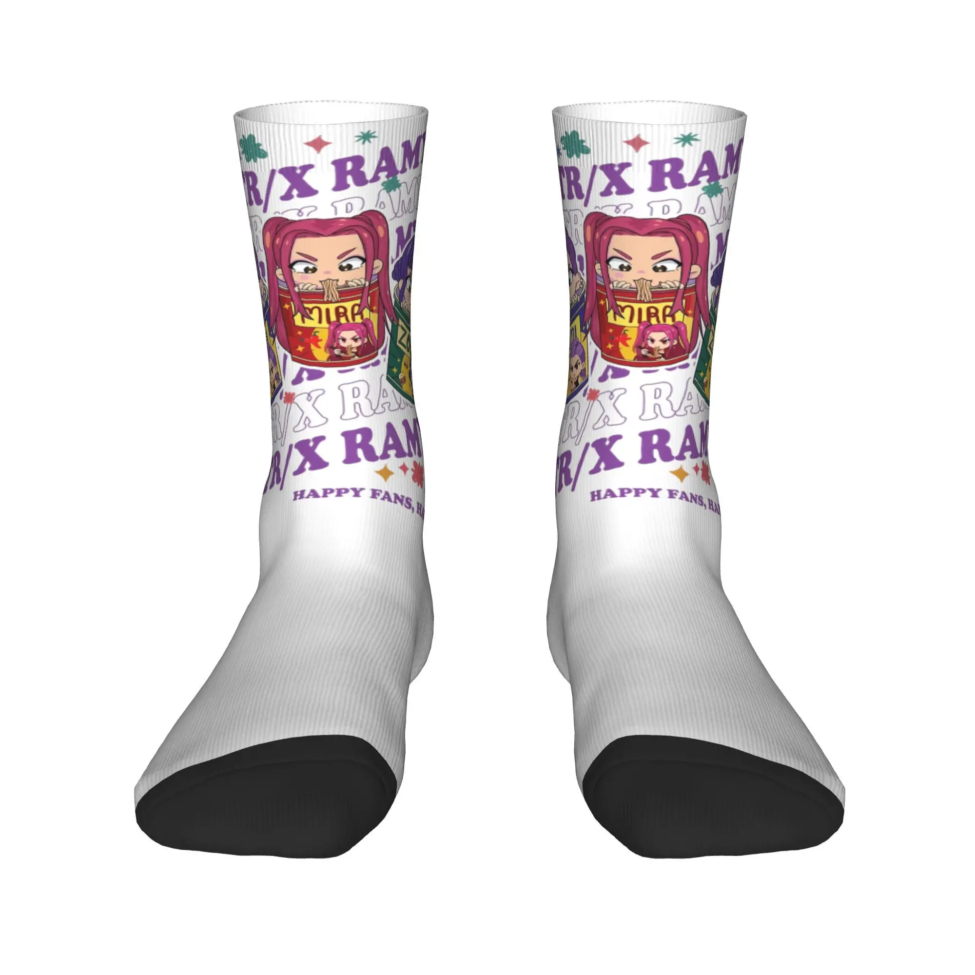 

Осенне-зимние мужские и женские носки в стиле хип-хоп Huntrix Ramyeon Kpop Demon Hunters KPDH, дышащие носки для скейтборда