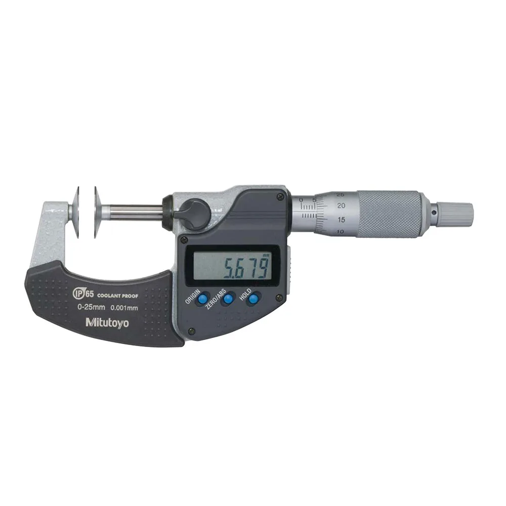 Mitutoyo 323-250-30 GMA-25MX measuring range 0-25mm digital Disk Micrometers