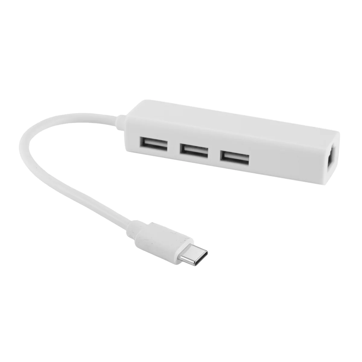 ZIZI USB-C USB 3.1 نوع C إلى USB RJ45 إيثرنت Lan كابل محول Hub للكمبيوتر الشخصي #2
