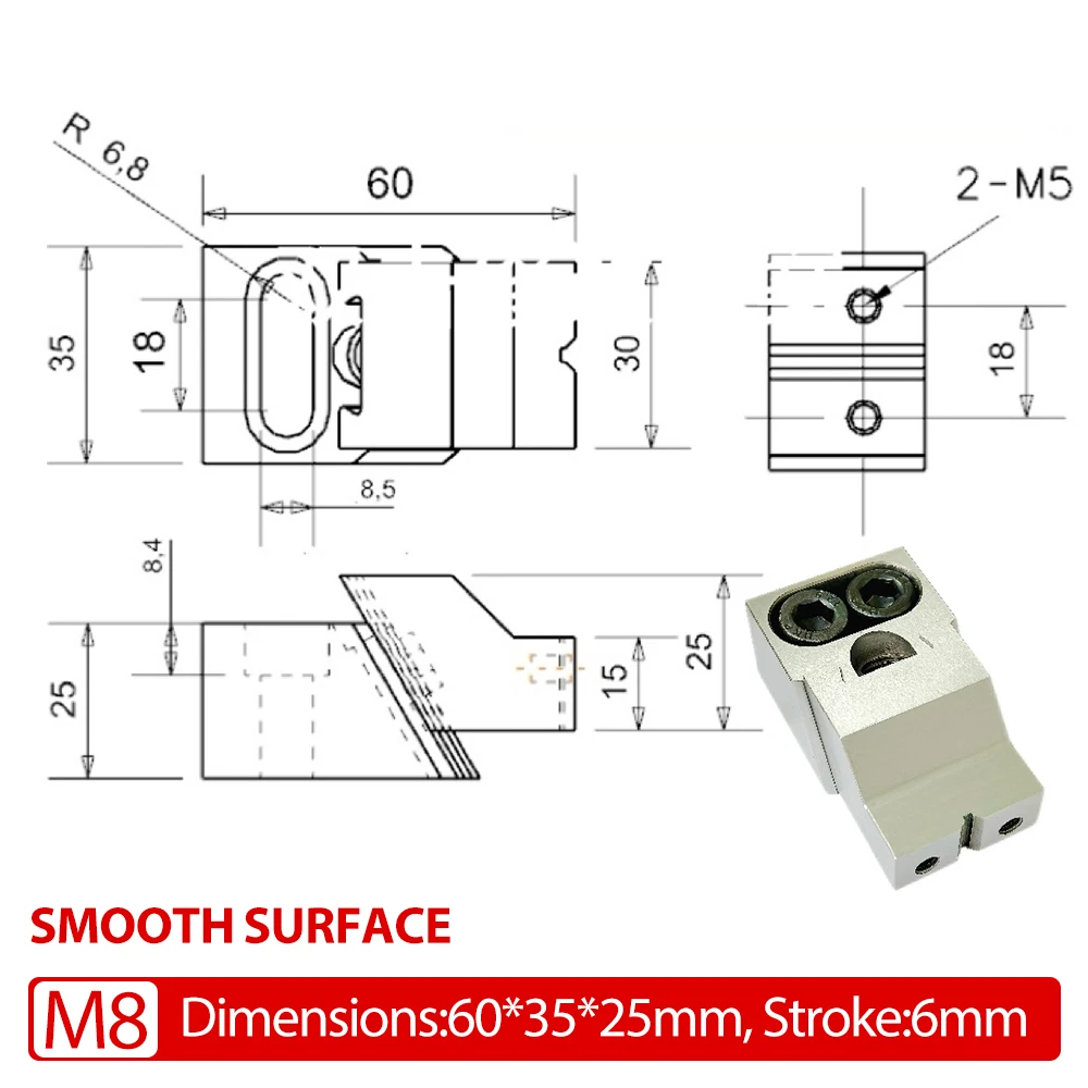 الصناعية باستخدام الحاسب الآلي الجانب الثابتة الدقة Ok المشبك ، مركز التصنيع الملزمة ، أداة الأجهزة ، آلة التصنيع باستخدام الحاسب الآلي الضفدع المشبك ، مشبك تثبيت متعدد الوظائف M8-M12