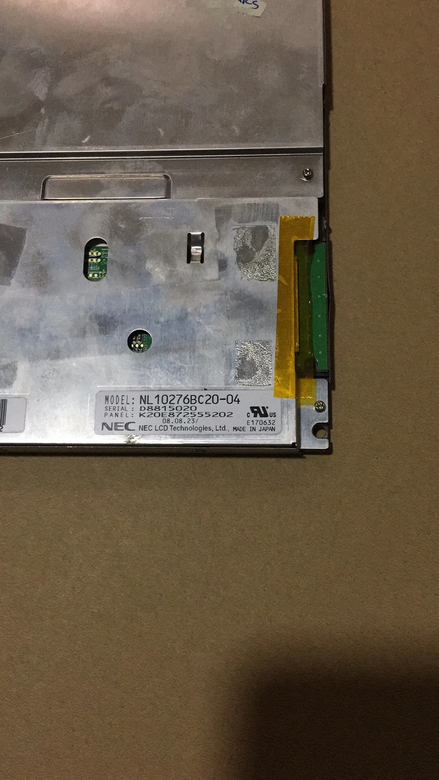 Schermo NL10276BC20-04 nuovo e originale