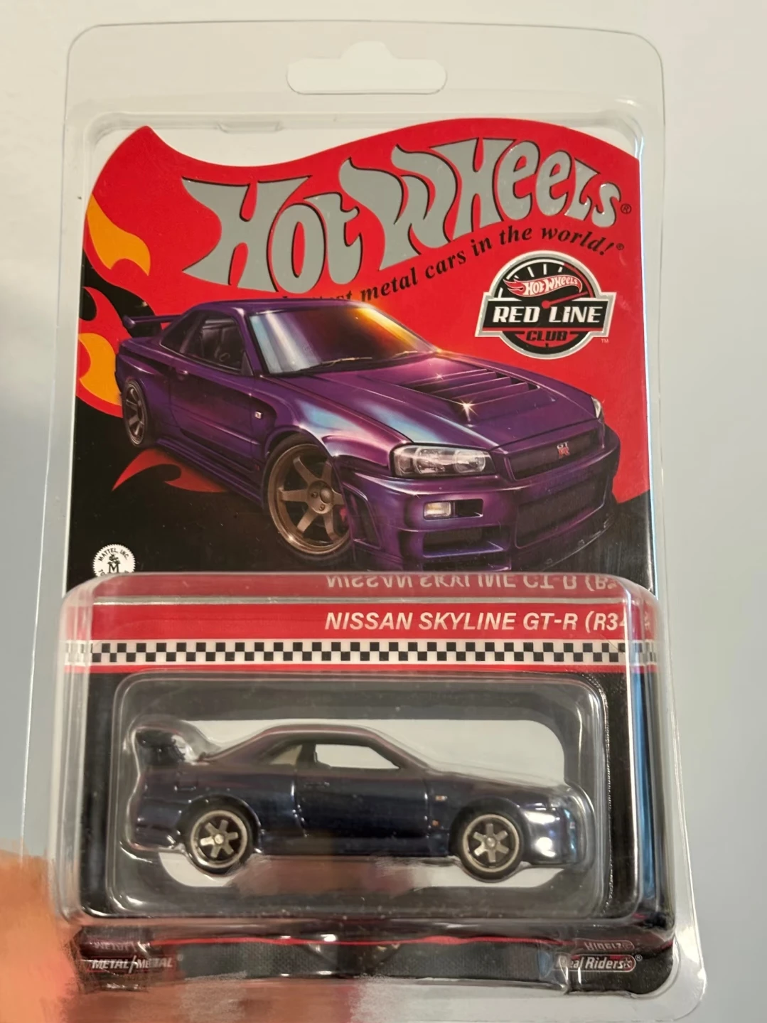 Originale Hot Wheels 1/64 RLC GTR R34 Camaleonte Red Line Club Modello di Auto In Lega Modello di Auto Fondo di Ferro Pneumatico di Gomma Giocattolo Da Collezione