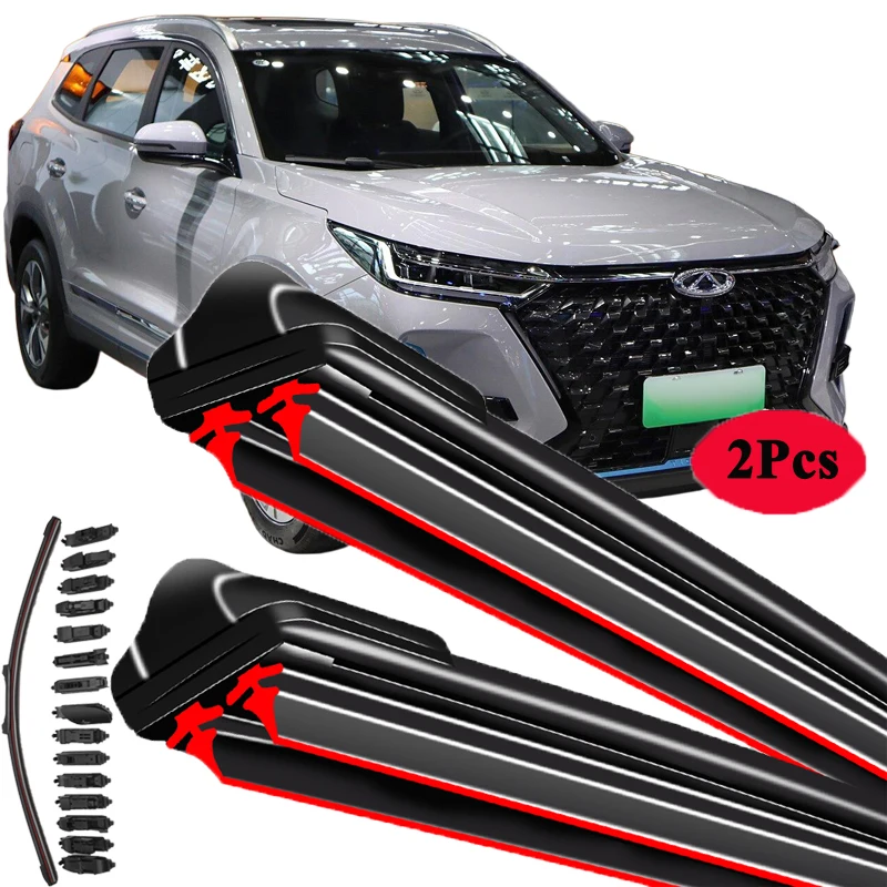 

For Chery Tiggo 3 3X 3XE 4 5 7 8 PLUS PRO MAX 2005-2024 Car Windshield Wiper Blade Front Windscreen Brushes Washer Accessories