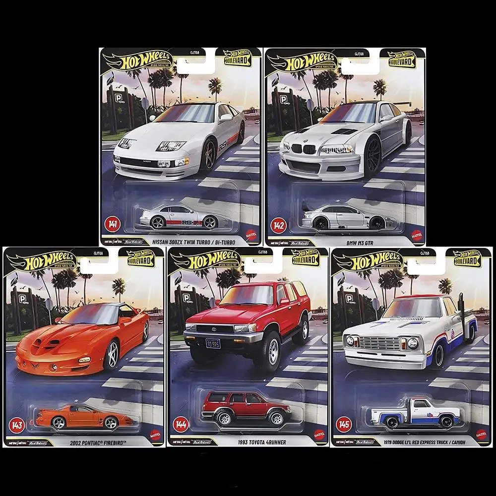 GJT68 HOT WHEELS 1:64 M3 GTR 2002 PONTIAC FIREBIRD 1993 4RUNNER 1978 DODGE modelo de coche de aleación fundida juguetes y regalos para niños