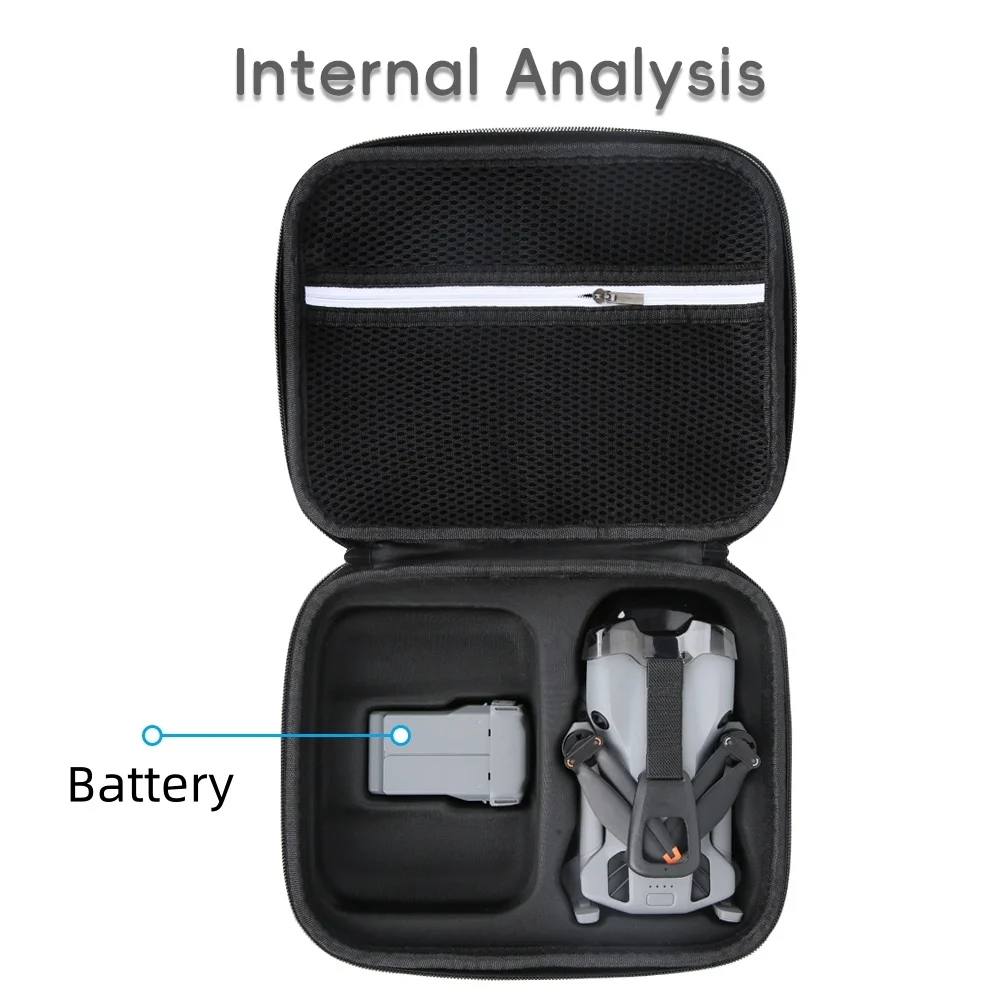 صندوق تخزين لحقيبة تخزين DJI MINI 5 PRO حقيبة تخزين PU مضادة للضغط ومضادة للصدمات #1