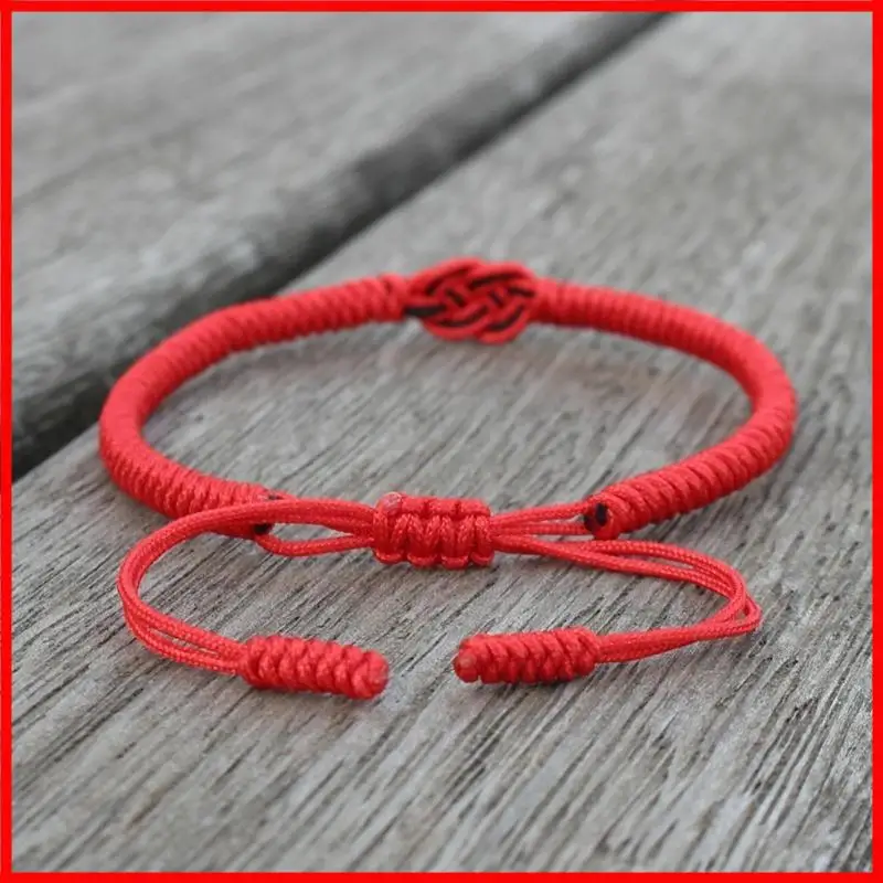 3XUA Bracelet Braided Rope Thread Adjust Handmade for Father Mom Lovers