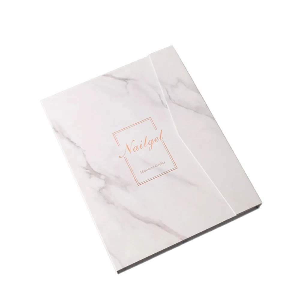 

Large-capacity Magnetic Nail Display Book Multi-functional Space Saving Nail Gel Polish Showing Shelf DIY Simple