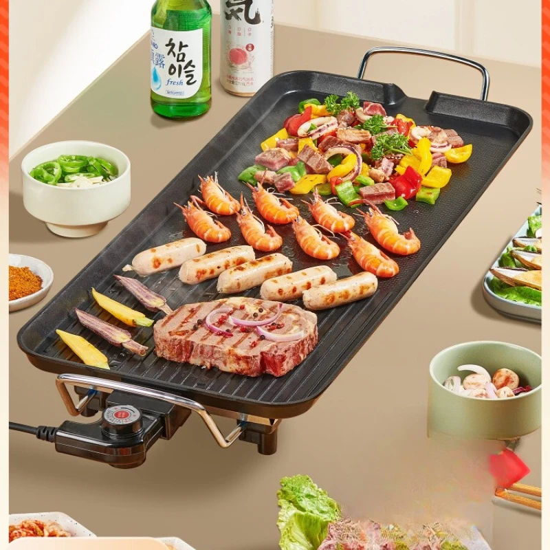 

Original Human Grill Household Indoor Korean Electric Pan Multifunctional Teppanyaki Machine Barbecue