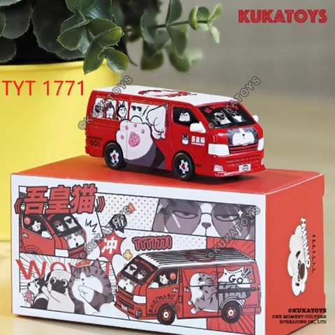 MASSDI Diecast Legering 1/64 Skala 2010 Hiace MPV Van TYT1710/TYT1771 Simulering Bilmodell Samling Display Ornament Leksakspresent 10 best sales gjuten Hiac - №6