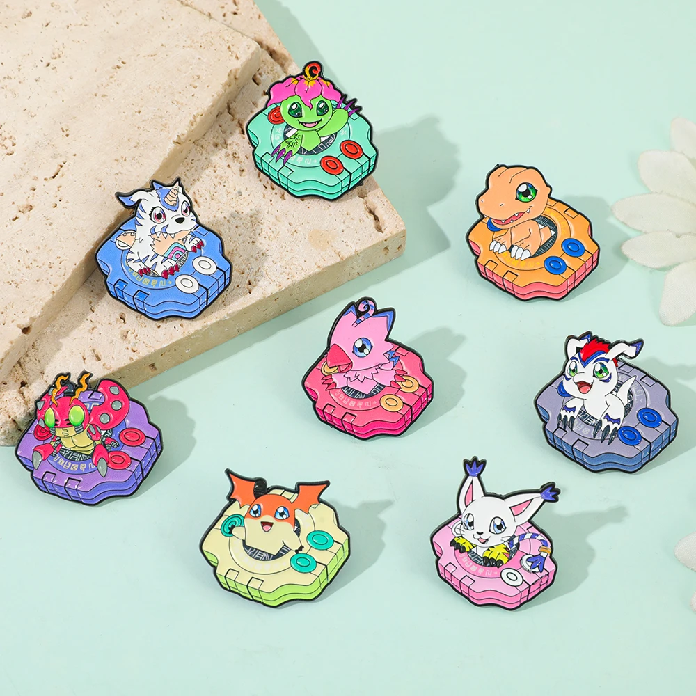 Anime Enamel Pin Adventure Game Cartoon Lapel Bag Pins Cute Badges Brooch for Clothes Backpack Jewelry Gifts Friends