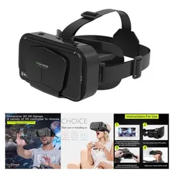 VR Glasses Virtual Reality Headset Viar Devices Helmet 3D Lenses Smart Goggles for Smartphones Phone Mobile Gogle Game Accessory