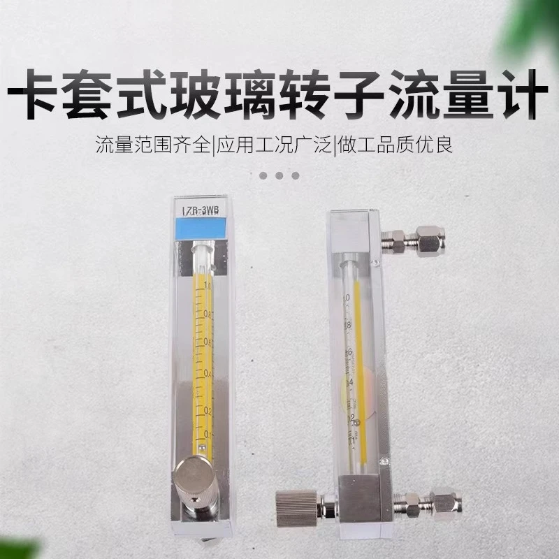 Stainless Steel Ferrule Connector Flow Meter LZB-3WB/4/6/10 Stainless Steel Pipe M3